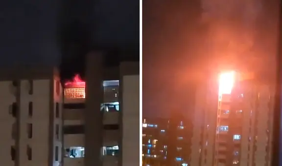 Fuerte incendio en residencia San Felipe de Jesús María: siniestro moviliza a seis unidades de Bomberos