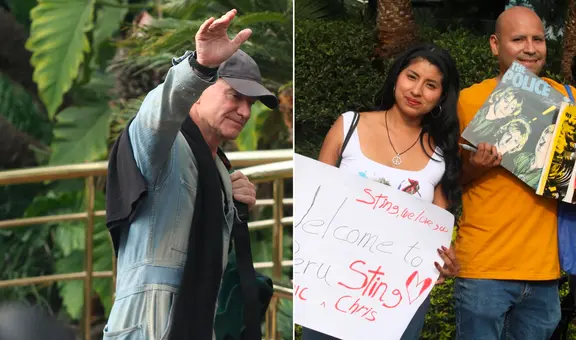 Sting ya está en Lima: cantante británico tuvo cálido recibimiento horas antes de su show