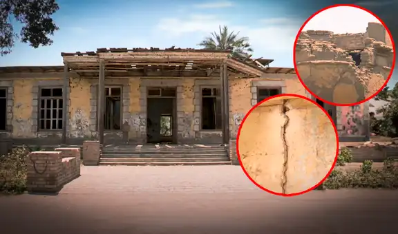 Hacienda El Fortín al borde del colapso: casona donde se alojó San Martín pone en riesgo a visitantes por deterioro