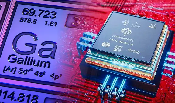 China busca superar a Estados Unidos como líder de fabricación de chips para armamento avanzado gracias al galio