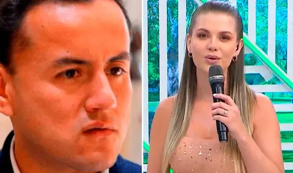 Richard Acuña descarta regreso de Brunella Horna a la TV tras renuncia a 'América hoy': "La tengo feliz en casa"