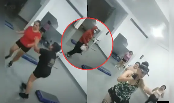 Delincuentes armados irrumpen clase de baile y asaltan a 10 mujeres en SMP: cámaras captaron momento del robo