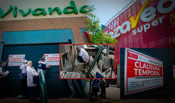 Clausuran Supermercados Vivanda y Plaza Vea en San Isidro por deficiencias sanitarias: heces de roedores, insectos y moho