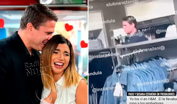 Paco Bazán es ampayado cargando ropa para Susana Alvarado en un centro comercial de Lima, afirma usuaria: “Yo los vi”