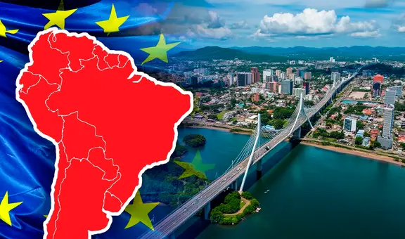 Este país de Sudamérica pertenece a la Unión Europea, usa el euro y tiene la frontera más grande de una nación europea