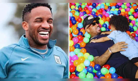 Jefferson Farfán lleva a su hija menor a conocer su centro comercial KM40 y sorprende a usuarios: "¡Dos gotas de agua!"