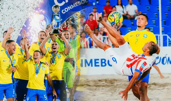 Los Pynandi dieron pelea: Paraguay perdió 4-5 con Brasil en la final de la Copa América de Fútbol Playa 2025