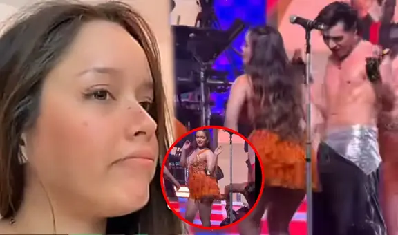 Kiara Lozano pasó incómodo momento con bailarín en concierto de Corazón Serrano en Ecuador y usuarios explotan: "Falta de respeto"