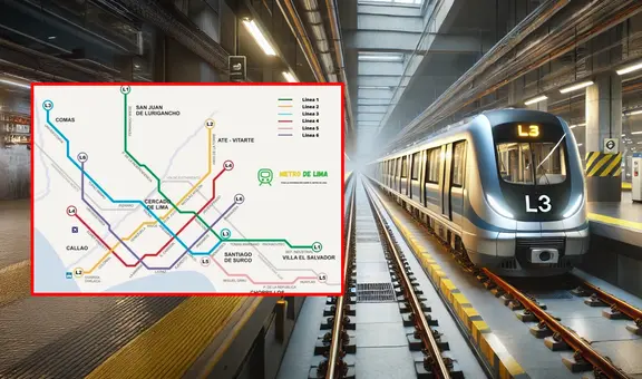 De Lurín a Ancón: la nueva ruta de la Línea 3 del Metro de Lima que propone la Municipalidad de Lima al MTC