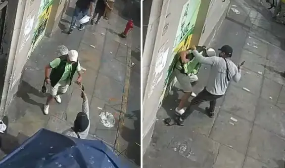 Con arma en mano asaltan a cambistas en jr. Paruro, Cercado de Lima: delincuentes se llevaron más de S/60.000
