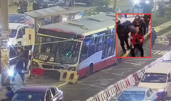 Bus del Corredor Rojo se habría quedado sin frenos en el paradero del Real Plaza Puruchuco: una persona resultó herida
