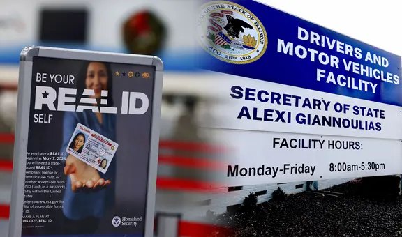 Licencia de conducir en Illinois 2025: evita iniciar el trámite de la Real Id en las oficinas del DMV gracias a este símbolo federal