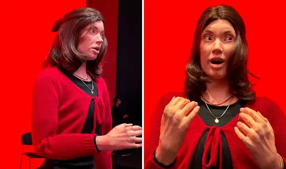 Amira, el robot más realista del mundo: tiene piel de silicona y muestra diversas expresiones faciales