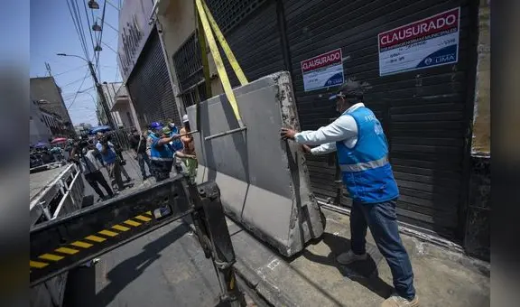 En total 1.334 almacenes clandestinos han sido sancionados o clausurados en el Cercado de Lima