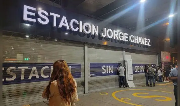 Hombre es asesinado en la estación Jorge Chávez de la Línea 1 del Metro de Lima