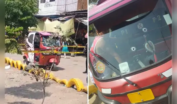 Balean a mototaxista a plena luz del día y ante varias personas cerca del mercado Año Nuevo en Comas