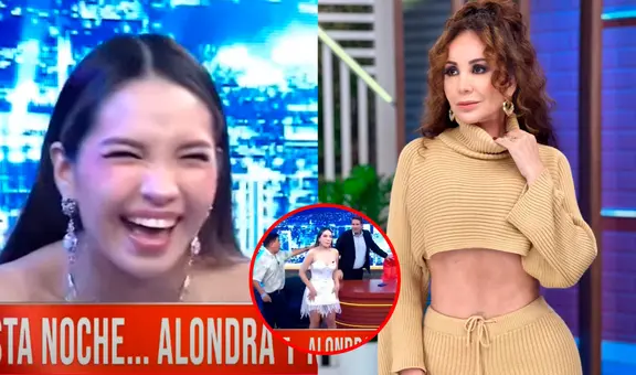 Paco Bazán sorprende en vivo a Alondra Huarac y le asegura que supera a Janet Barboza bailando: “Sin duda”