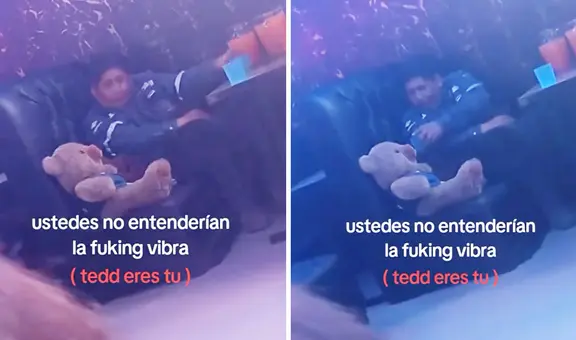 Hombre lleva su osito de peluche a la discoteca y hasta le invita una copa: “¿Ted, eres tú?”