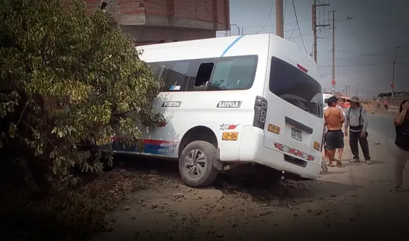 Accidente en Lurigancho-Chosica: combi llena de pasajeros se estrella contra casa en Jicamarca