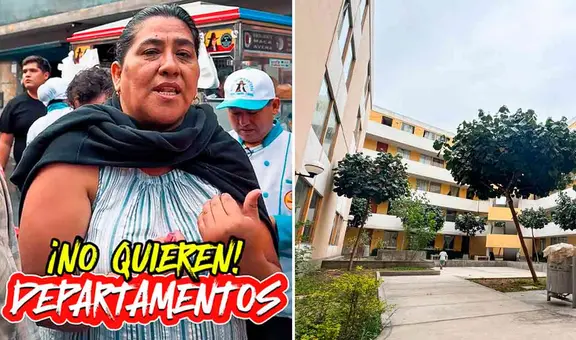 Afectados por el incendio en Cercado de Lima rechazan departamentos de Rafael López Aliaga: "Nuestra vida es acá"