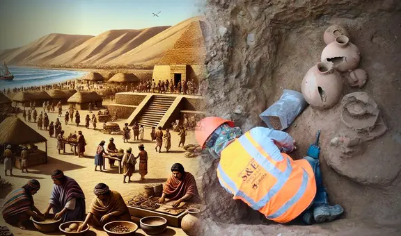 Descubren cerámica de cultura más antigua que los Aztecas en obras en avenida que conectará al nuevo Aeropuerto Jorge Chávez con Lima