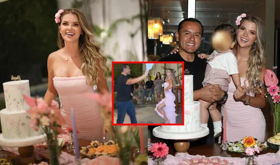 Brunella Horna celebró sus 28 años con lujosa fiesta y bailó marinera norteña al lado de Richard Acuña