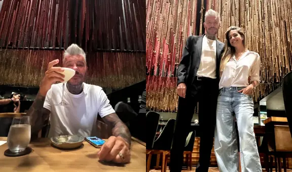 Marcelo Tinelli y Milett Figueroa disfrutan de una romántica cena en exclusivo restaurante peruano: "Noche soñada"