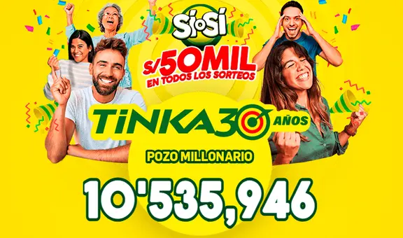 Resultados de La Tinka del domingo 9 de marzo: números ganadores, premios y el Pozo Millonario