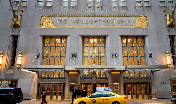 El alto costo de vivir en el renovado hotel Waldorf Astoria de Manhattan: precios superan los 1,87 millones de dólares