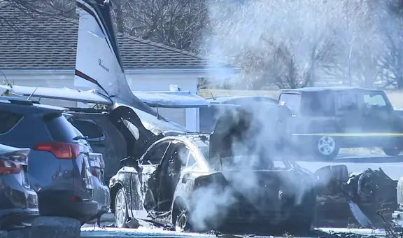 Accidente aéreo en Pensilvania: avioneta se estrella cerca de refugio para jubilados en Manheim Township y deja 5 heridos