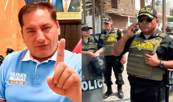 Comas: alcalde es impedido de ingresar a inauguración de colegio Bicentenario pese a estar invitado