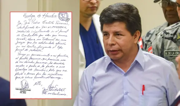 Pedro Castillo califica de “injusto” el juicio oral en su contra y anuncia huelga de hambre