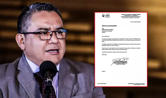 Juan Santiváñez: documentos prueban que congresistas recibieron moción de censura para firmarla, pero no lo hicieron