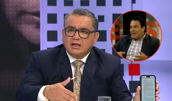 Carlos Camacho: ¿Quién es el asesor de Santiváñez que apareció detrás de cámaras en su polémica entrevista?
