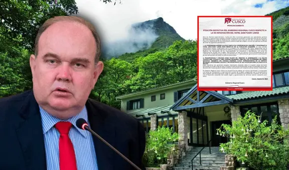 GORE Cusco no renovará concesión de Sanctuary Lodge de López Aliaga y recuperará área en Machu Picchu
