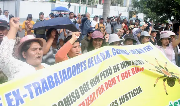 Doe Run Perú: Extrabajadores exigen claridad a Indecopi sobre proceso de cobro