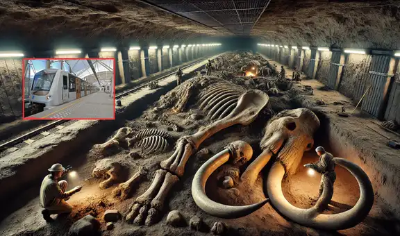Hallan bajo un metro restos fósiles de animales de más de 11.000 años: encontraron impresionantes huesos de mamut