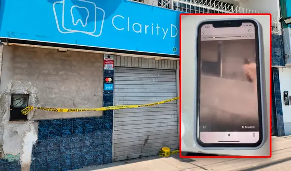 Extorsionador graba el momento en que ataca a balazos una clínica dental en Comas: "Alinéate o te va a caer"