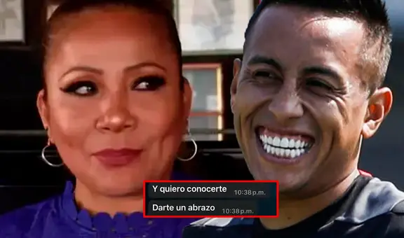 Marisol le confesó en chats sus sentimientos a Christian Cueva con romántico mensaje: "Hubiese luchado por hacerte feliz"