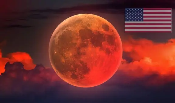 Horario para ver el eclipse lunar total en EE. UU: cómo seguirlo EN VIVO con la Luna de Sangre este 14 de marzo