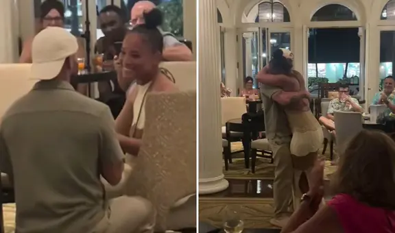 Pareja fingió pedida de mano para evitar pagar la cuenta en restaurante: clip genera polémica