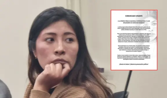 Abogado de Betssy Chavez denuncia tortura contra su patrocinada luego de aparecer con moretones en juicio: "No se resbaló"
