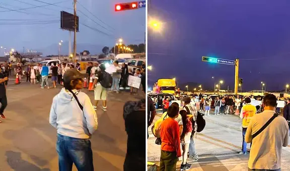 Bloquean la Panamericana Sur en Chilca HOY: exigen instalación de un nuevo puente al MTC