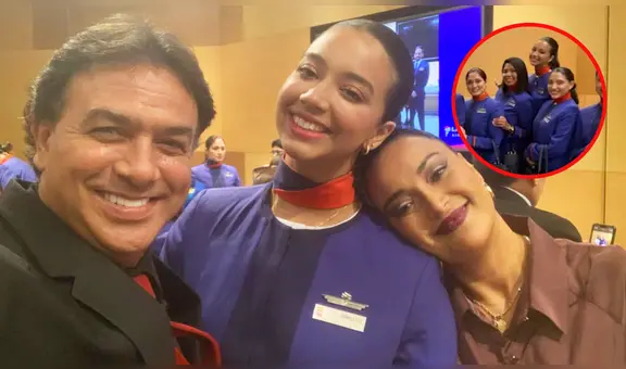 Mariella Zanetti y Farid Ode reaparecen juntos para celebrar graduación de su hija como tripulante de cabina: "Te amamos"