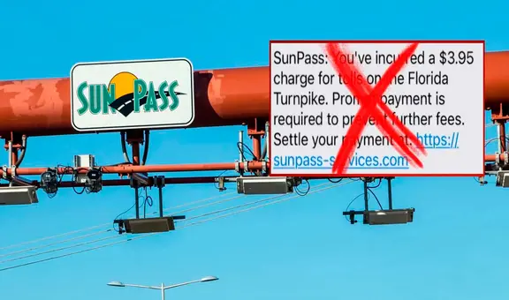 Alerta por fraude en Florida: estafadores se hacen pasar por E-ZPass, SunPass y otros proveedores de peajes para robar datos personales