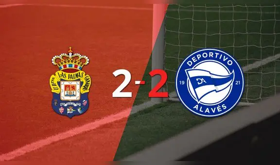 Resumen: Agónico gol de Alberto Moleiro le da el empate a UD Las Palmas