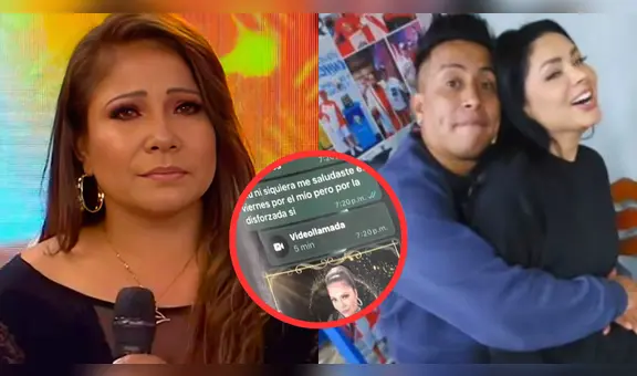 Marisol le hizo fuerte reclamo a Christian Cueva por no saludarla por su cumpleaños: "Pero por la disforzada, sí"