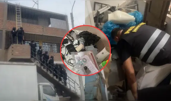 Con ametralladora y granadas: así cayeron extorsionadores de colegio San Vicente en Comas que exigían S/100.000 para ‘protección’