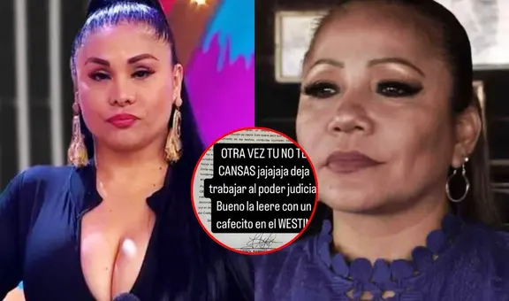 Yolanda Medina responde con todo tras recibir carta notarial de Marisol: "Deja trabajar al Poder Judicial"