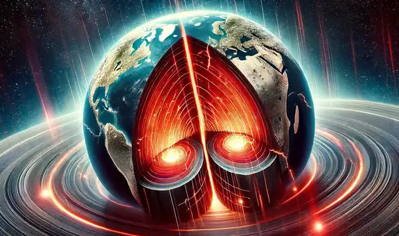 Descubren que 2 regiones gigantes de la corteza terrestre se hundieron y están afectando al campo magnético del planeta